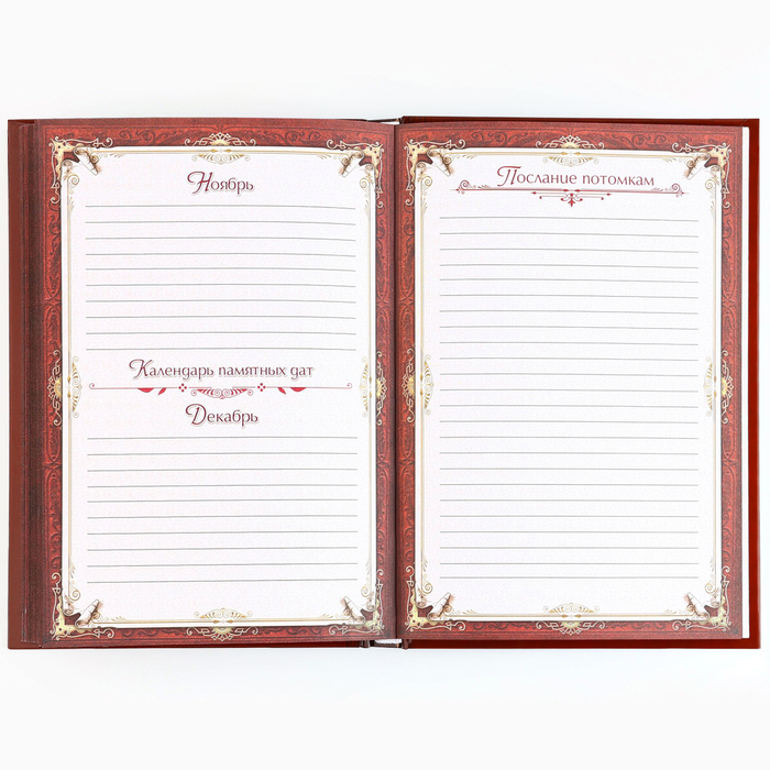 Новогодняя родословная книга «Новый год: Каждый день» 17 х 2 х 23,7 см 9867076