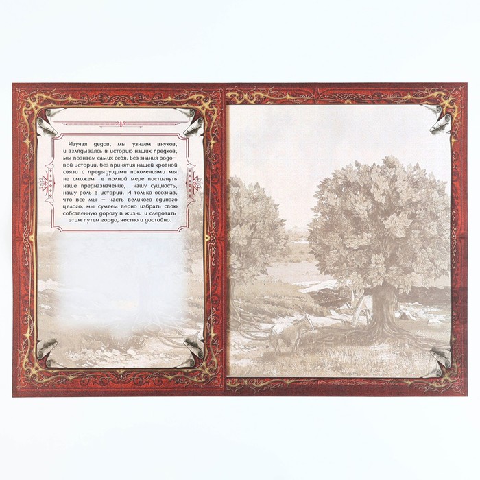 Новогодняя родословная книга «Новый год: Каждый день» 17 х 2 х 23,7 см 9867076