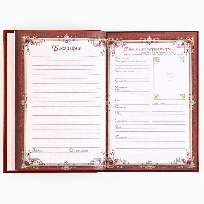 Новогодняя родословная книга «Новый год: Каждый день» 17 х 2 х 23,7 см 9867076