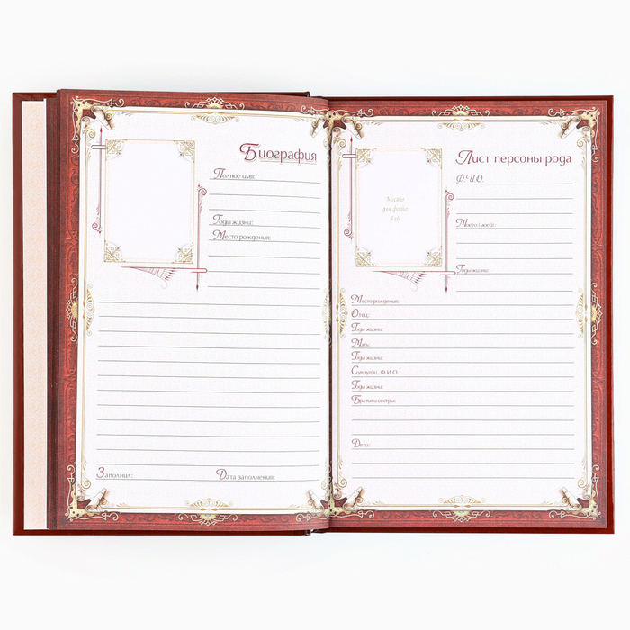 Новогодняя родословная книга «Новый год: Дед Мороз» 17 х 2 х 23,7 см 9867077