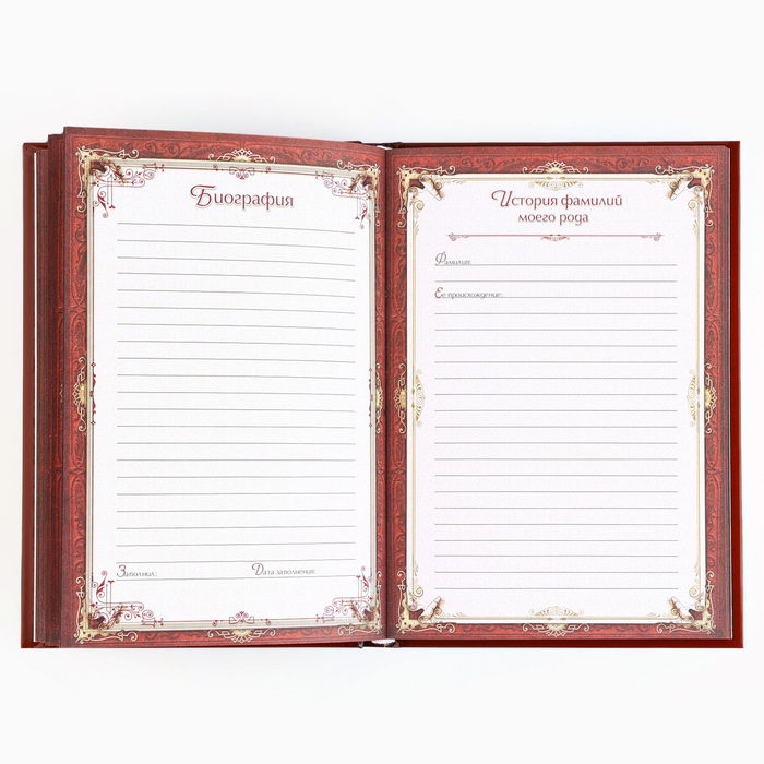 Новогодняя родословная книга «Новый год: Дед Мороз» 17 х 2 х 23,7 см 9867077