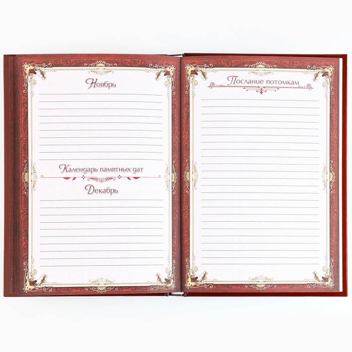 Новогодняя родословная книга «Новый год: Дед Мороз» 17 х 2 х 23,7 см 9867077