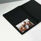 Фотоальбом BRAUBERG Black Line, размер 22х30 см, 24 черных листа - фото 9756834