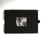Фотоальбом BRAUBERG Black, размер 21х30 см, 40 черных листов - фото 9756855