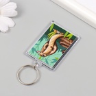 Новогодний брелок акрил "Кобра" 3,5х5 см - фото 26174494