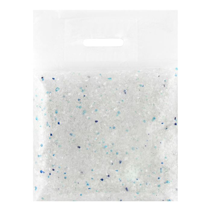 Наполнитель "Пижон" силикогель круглый +  кристаллы 1,6 кг впитываемость до 4 л