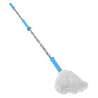 Швабра для мытья пола с отжимом Доляна «Лето», насадка из микрофибры, металлическая ручка 120 см - Фото 2