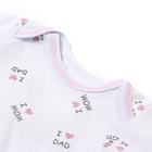 Боди детское с длинным рукавом, рост 68, белое - Фото 2