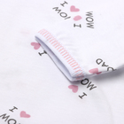 Боди детское с длинным рукавом, рост 68, белое - Фото 3