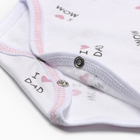 Боди детское с длинным рукавом, рост 68, белое - Фото 4