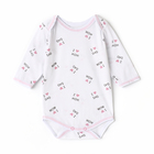 Боди детское с длинным рукавом, рост 74, белое - Фото 1