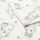 Боди детское с длинным рукавом, цвет белый/зайчики, рост 74 - фото 119419196