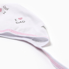 Комплект для новорожденных (распашонка/ползунки/чепчик), цвет белый, рост 62 - фото 24066076