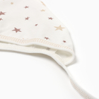 Комплект для новорожденных (распашонка/ползунки/чепчик), цвет белый/звезды, рост 56 - фото 24061856