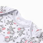 Футболка детская, цвет розовый/зебры, рост 80 - фото 24066138