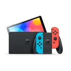 Игровая приставка Nintendo Switch, 64 Гб, OLED, 2 контроллера Joy-Con, красно-синяя - фото 9667156