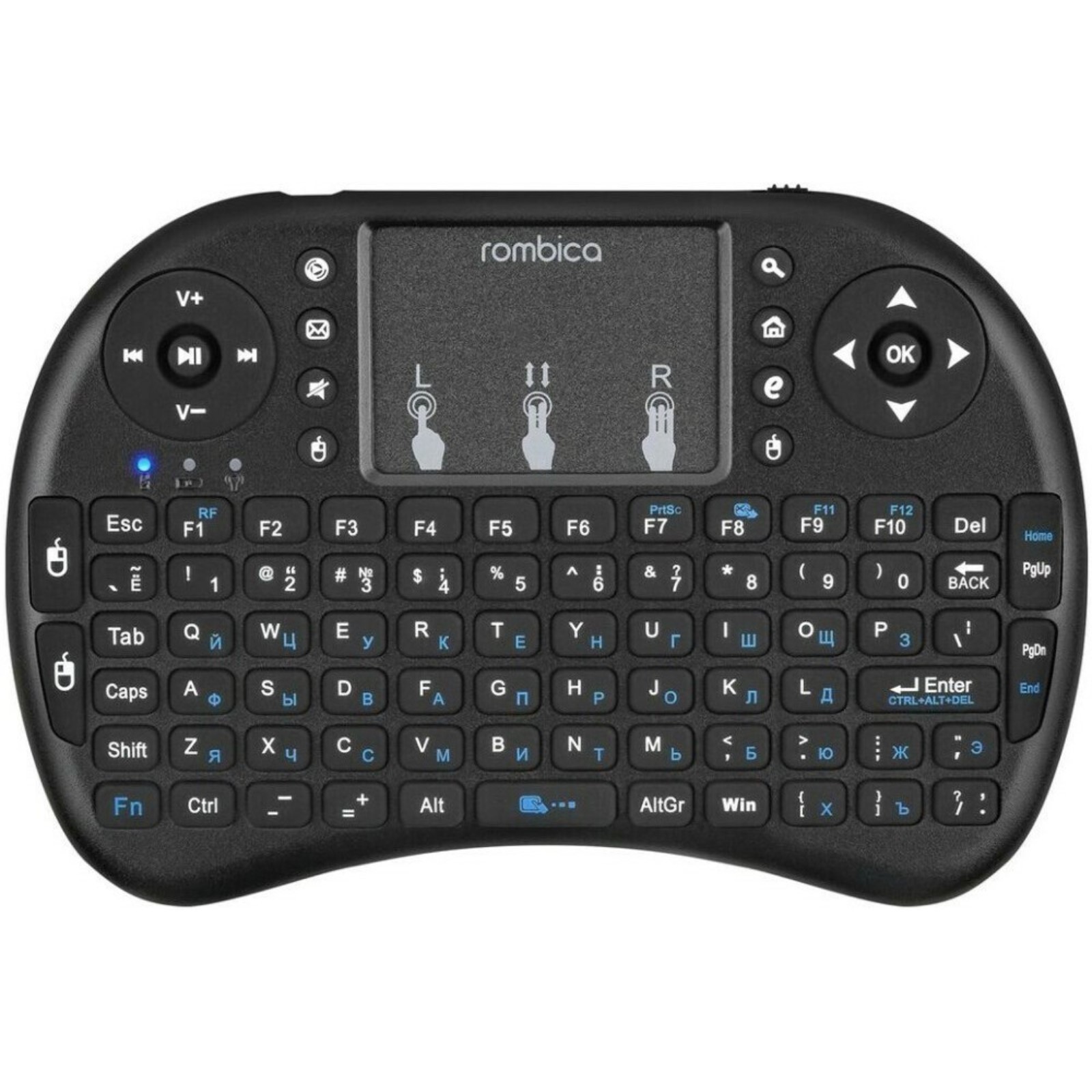Клавиатура с приятным звуком. Rombica air touch (wrc-t01). пульт ду rombica. rombica пульт дистанционного управления. мини клавиатура беспроводная.
