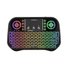 Мини-клавиатура Rombica Air Touch RGB, беспроводная, для ТВ и ПК , USB, touch , чёрная - фото 9667205
