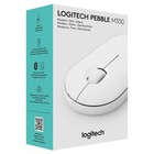 Мышь LOGITECH Pebble M350, беспроводная, оптическая, 1000 dpi, белая - Фото 6