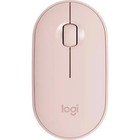 Мышь LOGITECH Pebble M350, беспроводная, оптическая, 1000 dpi, розовая - фото 321517034