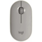 Мышь LOGITECH Pebble M350, беспроводная, оптическая, 1000 dpi, серая - Фото 1