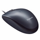 Мышь LOGITECH M90, проводная, оптическая, 1000 dpi, серая - Фото 2