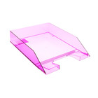 Лоток горизонтальный СТАММ «Фаворит», тонированный фиолетовый - Фото 2