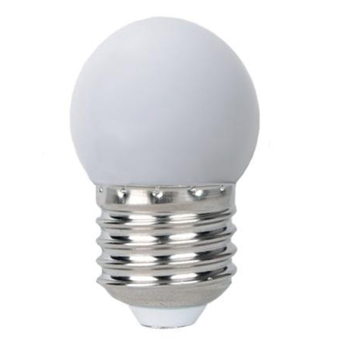 Лампа светодиодная JazzWay, E27, 1 Вт, 80 лм, 3000 К, свечение тёплое белое - Фото 1