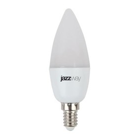 Лампа светодиодная JazzWay, E14, 7 Вт, 560 лм, 5000 К, свечение холодное белое