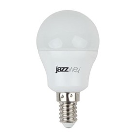 Лампа светодиодная JazzWay, E14, 7 Вт, 540 лм, 5000 К, свечение холодное белое