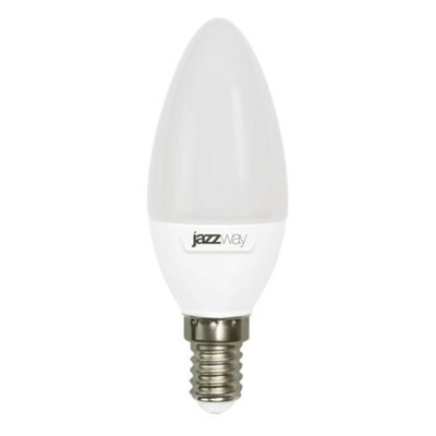 Лампа светодиодная JazzWay, E14, 9 Вт, 820 лм, 3000 К, свечение тёплое белое