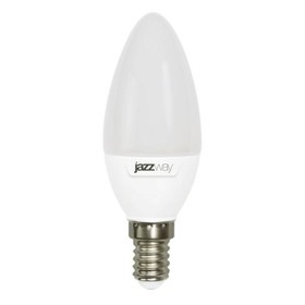 Лампа светодиодная JazzWay, E14, 9 Вт, 820 лм, 5000 К, свечение холодное белое