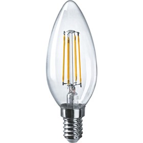 Лампа светодиодная филаментная ОНЛАЙТ, E14, 8 Вт, 800 лм, 2700 К, свечение тёплое белое
