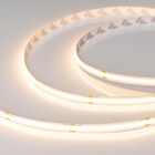 Светодиодная лента Arlight 8х1 мм, 5 м, IP20, COB, 378 LED/м, 11 Вт/м, 24 В, 3000К, свечение тёплое белое - фото 4326402