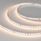 Светодиодная лента Arlight 8х1 мм, 5 м, IP20, 3528, 120 LED/м, 9 Вт/м, 24 В, 3000К, свечение тёплое белое - фото 4326405