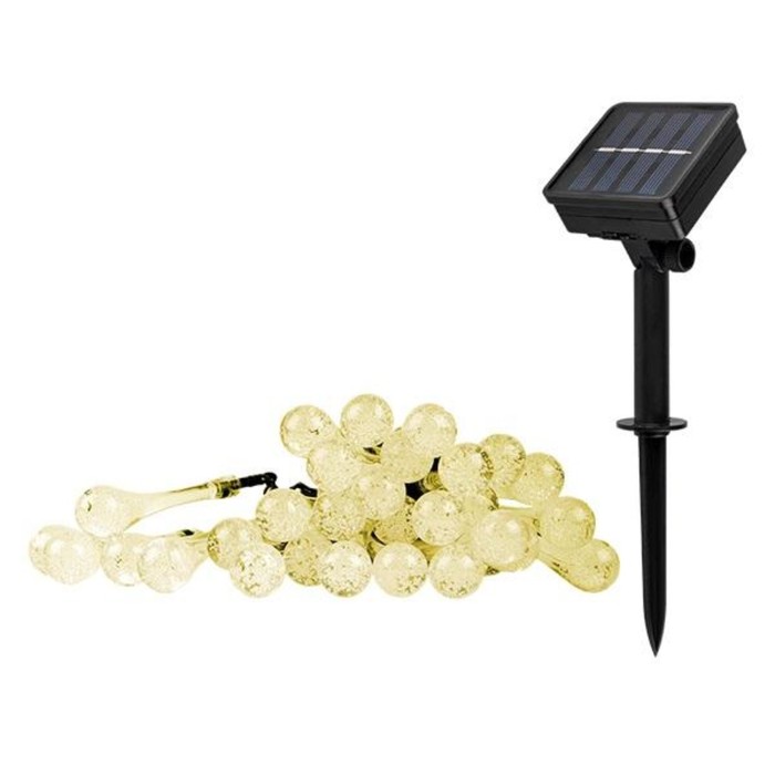 Садовый светодиодный светильник ФАZА, SLR-G08-30W, капли, солнечная батарея