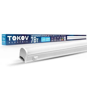 Светильник светодиодный Tokov Electric, ДБО Т5 7Вт, 6.5К, IP40