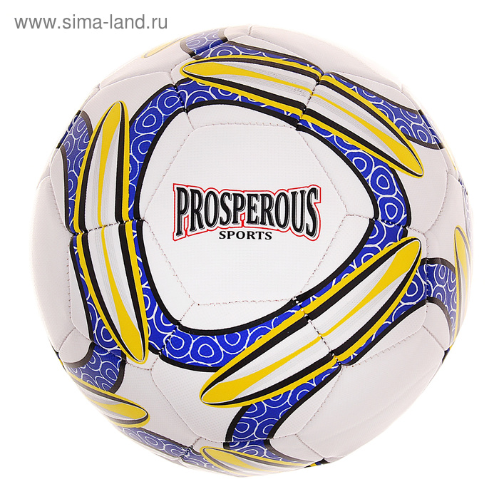 Мяч футбольный Prosperous, 32 панели, PU, 4 подслоя, машинная сшивка, размер 5 - Фото 1