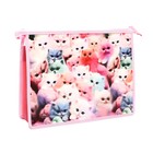 Папка для труда, А4, пластиковая, 23×32.5×5.5 см «Котики пушистики» - Фото 2