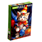 Макси-пазл «Котик-клоун», 15 элементов - фото 110071912