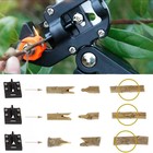 Секатор прививочный, 12" (30.5 см), 2 насадки, с пластиковыми ручками, Greengo - Фото 6