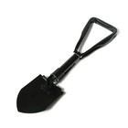 Лопата туристическая, L=47 см, складная, пилка, металлический черенок, с ручкой, в чехле, Greengo - Фото 1