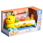 УЦЕНКА Музыкальная каталка на веревке «Гусеница», световые и звуковые эффекты 10505474