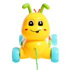 УЦЕНКА Музыкальная каталка на веревке «Гусеница», световые и звуковые эффекты 10505474