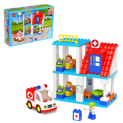 УЦЕНКА Конструктор «Скорая помощь», 68 деталей