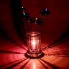 Аромалампа ваза "Пионы" h=38 см МИКС ( подсветка LED 5*RGB) - Фото 3
