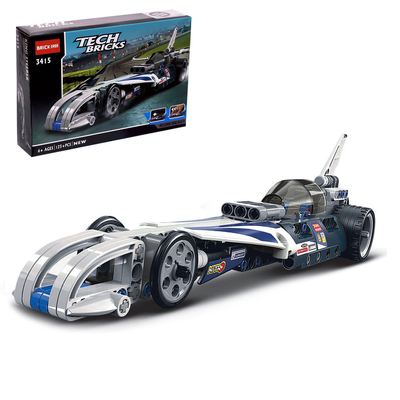 УЦЕНКА Конструктор с инерционным механизмом «Гоночный спорткар», 125 деталей