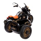 Электромобиль «Мотоцикл Чоппер», с коляской, EVA, цвет МИКС, уценка (б/у, потёртости) - Фото 6