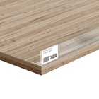 Ценникодержатель полочный самоклеящийся МЕ32, 100×3.2×3.2 см, прозрачный - Фото 3