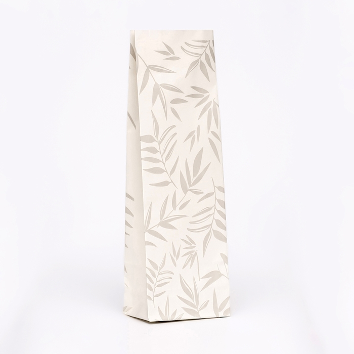 Пакет бумажный, фасовочный, трехслойный "Бамбук" 7 х 4 х 20,5 см - Фото 1